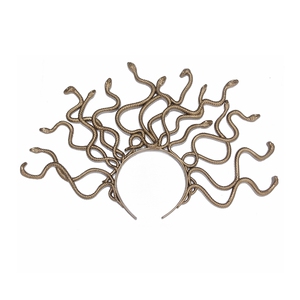 美杜莎仿真蛇头diy头箍希腊神话蛇发女妖头饰万圣节cos派对搞怪