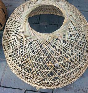 竹笼子 宠物笼 竹鸡罩 竹鸡笼 竹鸭笼 手工编织 竹器品