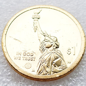 自由女神 美国 2019年 1元纪念币 创新系列 26mm