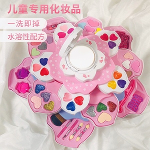 儿童指甲油化妆品套装无毒无味女孩6小女孩生日礼物公主彩妆盒