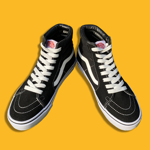 经典款万斯男鞋高帮50周年纪念款sk8hi联名帆布鞋情侣学生滑板鞋