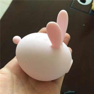 kiss toy 萌兔吸吮按摩器情趣口爱阴蒂胸部挑逗刺激女卡通震动棒