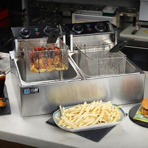 炸串电炸锅电磁控温器炸鸡腿油炸炉炸叉骨汉堡店油水分离油炸锅用