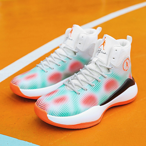 驭帅11代球员版水蜜桃篮球鞋新款aj实战高帮球鞋国潮利刃运动鞋男