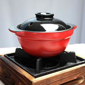 迷你小炖锅食玩厨具小砂锅v儿童过家家玩具复古真煮饭陶瓷锅养