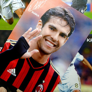 卡卡足球球星kaka卡卡退役球迷用ac米兰卧室寝室壁纸墙贴画海报