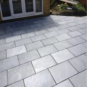 天然青石板石材室外防滑耐磨地面别墅庭院花园地砖户外仿古文化石