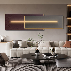 现代简约客厅装饰画极简线条沙发背景墙挂画组合抽象高级感壁画