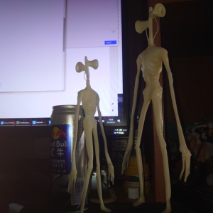 jingditou警笛都市传说警笛手办白模摆件模型非玩具头