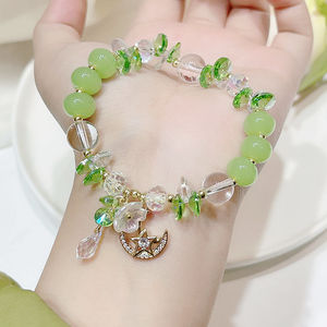 鸢尾花手链多宝石鸢尾花宝懿手链双鱼座化太岁饰品小清新小众女