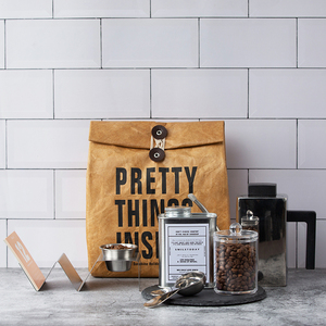厨房样板间软装饰品摆件咖啡壶INS铁盒砧板咖啡罐咖啡场景小摆件
