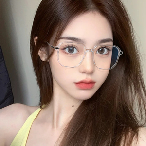 amadeus眼镜旗舰店天猫新款双梁克罗心潮近视眼镜男百搭文艺超轻