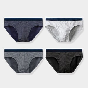 新款南极人男士内裤男纯棉三角裤无痕透气石墨烯宽松潮流短裤头衩