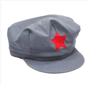 成人儿童小红军 帽子 八路军装帽子红卫兵服装抗战解放帽 男女