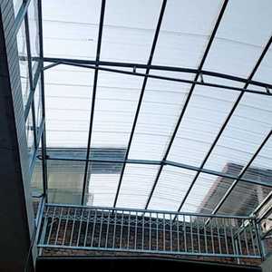 frp采光板阳光板透明板树脂瓦塑料板雨棚车棚阳光房房顶透光