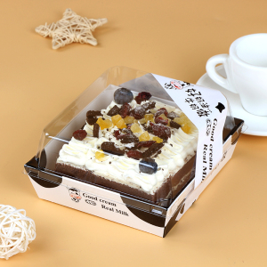 新款正方形好奶油牛奶做蛋糕盒奥奥利牛乳蛋糕盒子西点牛萌萌包装