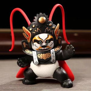 熊猫变脸娃娃川剧戏曲玩偶四川脸谱创意玩具成都旅游送老外小礼物