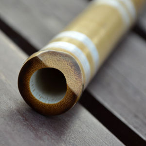 玉屏箫笛南箫乐器醉月款高密度金竹尺八吹口可定制外切口专业演奏