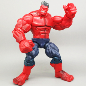 7寸红巨人手办漫画绿巨人反浩克可动模型人偶玩具摆件 经典老货