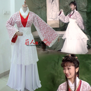 经典影视剧古装新白娘子传奇赵雅芝版胡媚娘变身同款仙女装实物