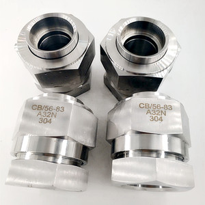 cb/t4328-2103 船用不锈钢平肩螺纹接头