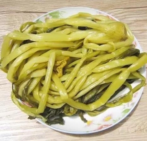 信阳罗山特产自制老坛腌制无添加酸菜腌箭杆白腌菜盐菜咸菜