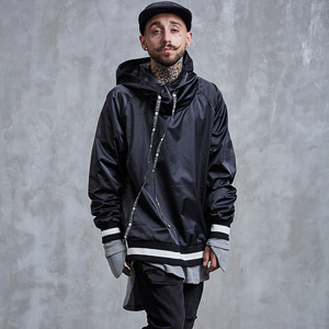 美式潮牌夹克外套连帽帽衫套头欧美高街潮牌原创设计潮男街头高街