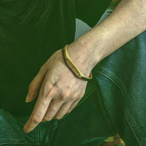 supreme手镯 原宿嘻哈开口手环高级感潮牌男女情侣复古限定版手链