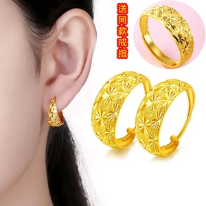 50岁女人黄金耳环款式图片