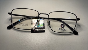 BUICK别克眼镜架 超轻商务休闲钛金属全框近视眼镜框53356