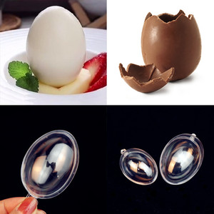 分子料理空心巧克力鸡蛋模具鹅蛋形模具透明蛋壳模具鸡蛋壳模具