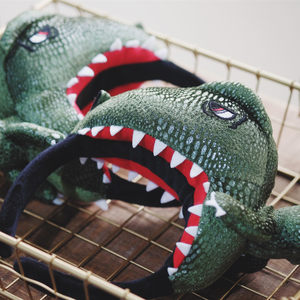 usj环球影城侏罗纪公园周边恐龙霸王龙搞怪发箍头饰派对节日装扮