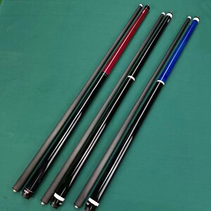 健英英锋黑科技碳纤维冲杆美式大头分体黑八8碳素球杆12.5mm