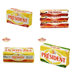 法国原装进口总统黄油卷黄油块发酵无盐淡味有盐200/250克500克