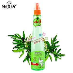 专柜正品snoopy史努比儿童舒爽花露水艾草薄荷野菊花200ml超值精