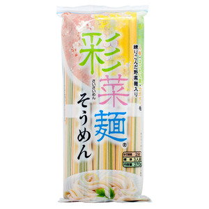 日本进口五木婴儿儿童彩菜面彩色多种蔬菜面条细面270g 宝宝辅食