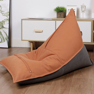 免洗科技布三角形懒人沙发可躺可睡休闲单人豆袋家用卧室地垫榻榻