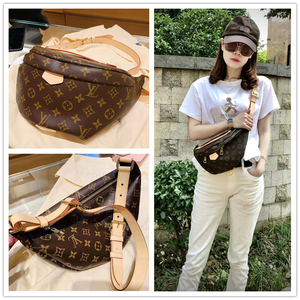 lv/路易威登女包bumbag老花腰包胸包单肩斜挎包男女同款m43644