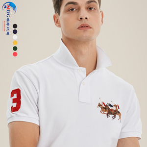 美国ralph lauren拉夫劳伦三匹马纯棉短袖polo衫美式休闲保罗t恤