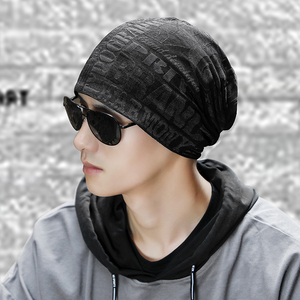 帽子男士头巾帽男春秋包头帽吸汗薄款堆堆帽套头帽2022年新款时尚