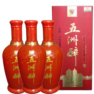 泸州原产地 老窖  五洲醉酒52度(2012年的老酒整箱装500ml*6瓶)