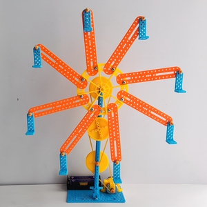 中小学生自制摩天轮模型玩具创意手工diy材料科技小制作科学实验