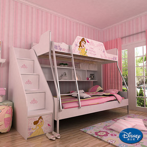 酷漫居 迪士尼儿童家具上下高低床(另有乳胶棕垫可售)