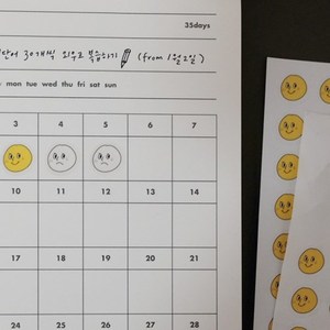 韩国ohlollyday可爱透明笑脸表情头像装饰贴纸手账日记伴侣2张入