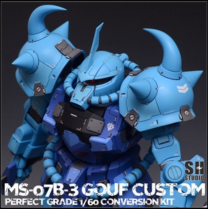 *模型超市*sh pg 1/60 ms-07b-3 老虎 扎古 b3 2.0 树脂 gk 改件