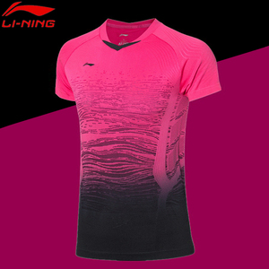 李宁公开赛球迷版比赛男aayp329短袖速干上衣羽毛球服
