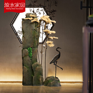 仿真假山摆件配件园林景观设计庭院别墅造景新中式植物装饰摆件