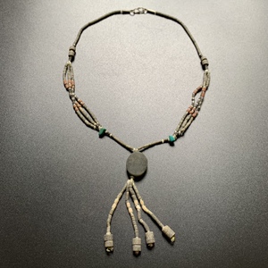 巴基斯坦阿富汗北部游牧民族古董饰品中东玉项链异域宝石文玩y