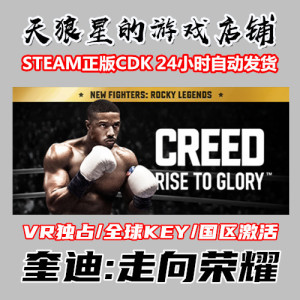 STEAM/奎迪:走向荣耀/Creed:Rise To Glory/全球key/VR独占/拳击