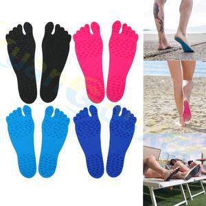 户外运动沙滩隐形防滑鞋垫隔热足垫脚垫足贴脚底隐形拖鞋防刮粘鞋